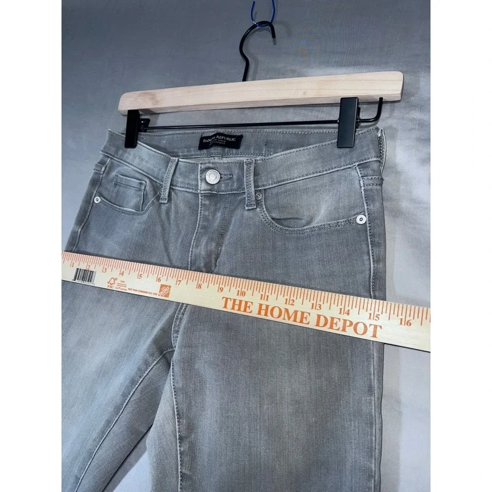 Banana Republic Premium Denim Grey Slim Fit Jeans Mens 29x28
